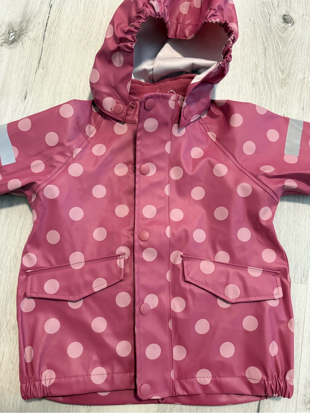 New H&M Rain Jacket Coat Size 1-2Y